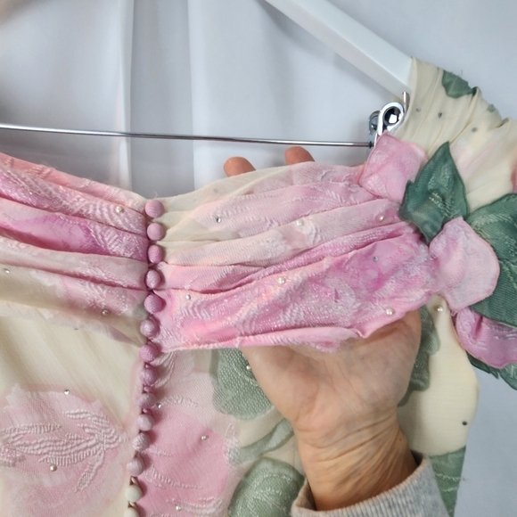 Maggy Reeves couture vintage gown size L(estimated) - Picture 11 of 13